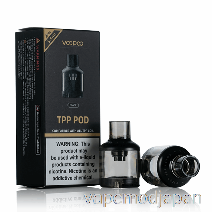 Vape Japan Voopoo Tpp 交換ポッド ブラック